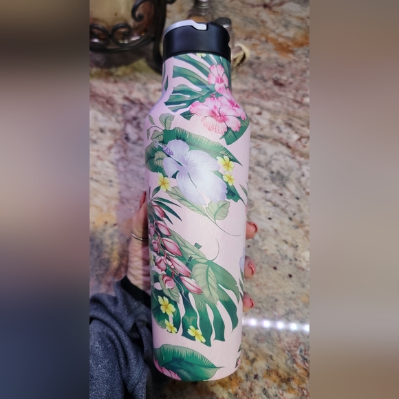 Corkcicle 20 oz Sport Canteen - Pink Luau 🌺🌴 - Picture 6 of 7